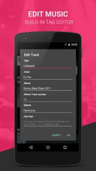 Download BlackPlayer Music Player Music and audio for Android screenshot 6