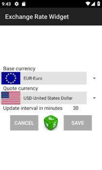 Download Exchange Rate Widget Finance for Android screenshot 2