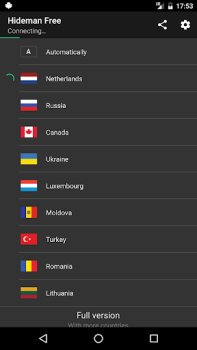 Download Hideman Free VPN Tools for Android screenshot 2
