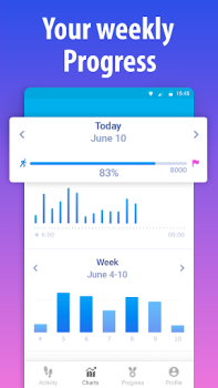 Download Pedometer walking step Counter Health & Fitness for Android screenshot 4