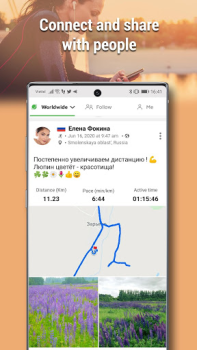 Download Step Counter - Pedometer & Map Health & Fitness for Android screenshot 3