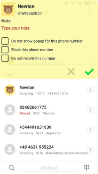 Download Note Call Recorder, Call Recording Tools for Android screenshot 3