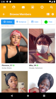 Download KissesOfAfrica Flirt Dating for Android screenshot 2