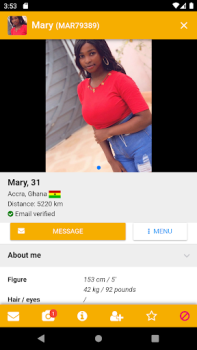 Download KissesOfAfrica Flirt Dating for Android screenshot 4