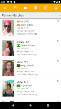Download KissesOfAfrica Flirt Dating for Android screenshot 7