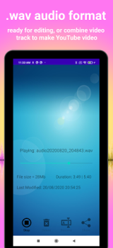Download Earbuds Voice Recorder Music and audio for Android screenshot 7