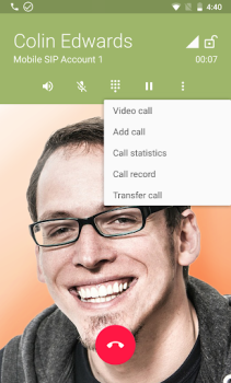 Download Zoiper IAX SIP VOIP Softphone Contact for Android screenshot 3