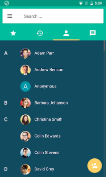 Download Zoiper IAX SIP VOIP Softphone Contact for Android screenshot 4