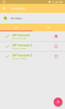 Download Zoiper IAX SIP VOIP Softphone Contact for Android screenshot 7