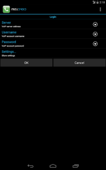 Download MizuDroid SIP VOIP Softphone Contact for Android screenshot 5