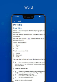 Download Docx Viewer Work for Android screenshot 4