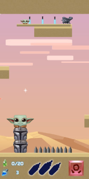 Download Square Baby Yoda: Cyber Casual Force Adventures Adventure for Android screenshot 5