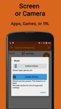 Download Ace Live Streaming Tools for Android screenshot 3