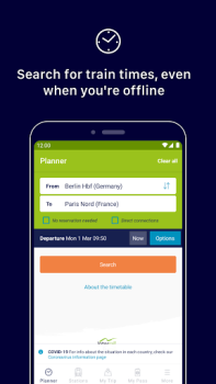 Download Eurail/Interrail Rail Planner Maps and navigation for Android screenshot 3