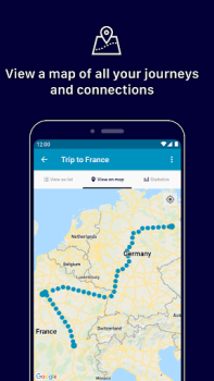 Download Eurail/Interrail Rail Planner Maps and navigation for Android screenshot 7