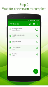 Download PDF to Excel - PDF File Conver Work for Android screenshot 3