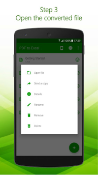 Download PDF to Excel - PDF File Conver Work for Android screenshot 4