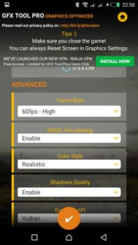 Download GFX Tool Pro for PU Battlegoun Tools for Android screenshot 2