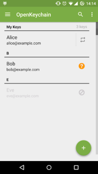 Download OpenKeychain: Easy PGP Contact for Android screenshot 2