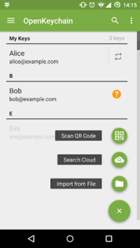 Download OpenKeychain: Easy PGP Contact for Android screenshot 3