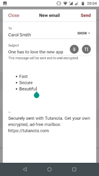 Download Private Encrypted Email Tuta Contact for Android screenshot 2