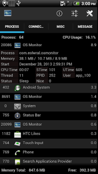 Download OS Monitor Tools for Android screenshot 3