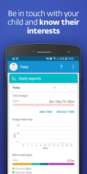 Download ESET Parental Control Motherhood and childhood for Android screenshot 2