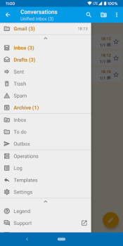 Download FairEmail, privacy aware email Contact for Android screenshot 2