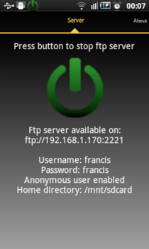Download Ftp Server Tools for Android screenshot 2