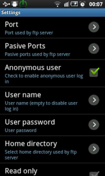 Download Ftp Server Tools for Android screenshot 3