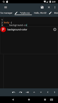 Download Html Editor Tools for Android screenshot 3