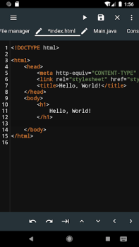 Download Html Editor Tools for Android screenshot 4
