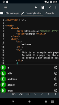 WebCode - html, css, js ide