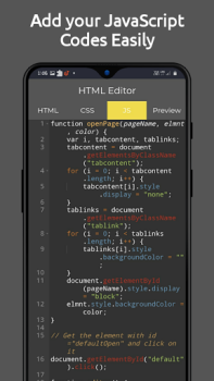Download HTML Editor - HTML, CSS & JS Work for Android screenshot 4
