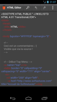 Download HTML Editor Tools for Android screenshot 2