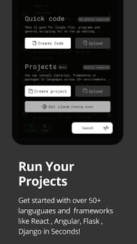 Download Dcoder, Compiler IDE :Code & P Education for Android screenshot 3