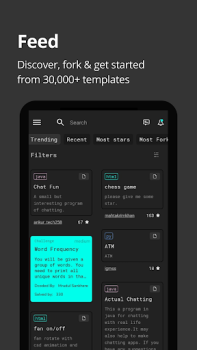 Download Dcoder, Compiler IDE :Code & P Education for Android screenshot 4