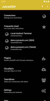 Download JuiceSSH - SSH Client Contact for Android screenshot 2