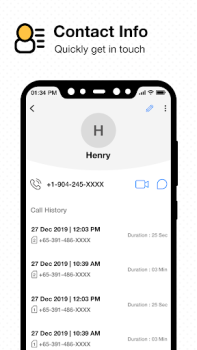 Download Contacts Contact for Android screenshot 4
