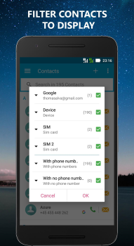 Download Simple contacts Tools for Android screenshot 3