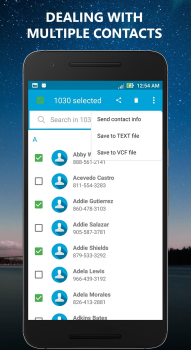 Download Simple contacts Tools for Android screenshot 6