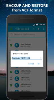 Download Simple contacts Tools for Android screenshot 7