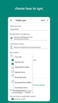 Download Autosync - File Sync & Backup Work for Android screenshot 4