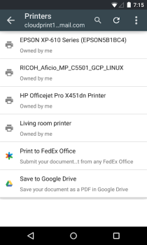 Download Виртуальный принтер Google Work for Android screenshot 4
