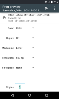 Download Виртуальный принтер Google Work for Android screenshot 5