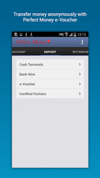 Download Perfect Money Finance for Android screenshot 4