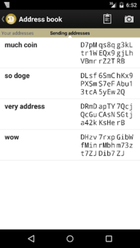 Download Dogecoin Wallet Finance for Android screenshot 2