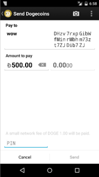 Download Dogecoin Wallet Finance for Android screenshot 4
