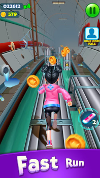Download Subway Princess Runner Arcade for Android screenshot 4
