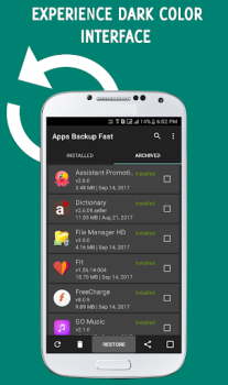 Download Apps Backup and Restore Work for Android screenshot 2